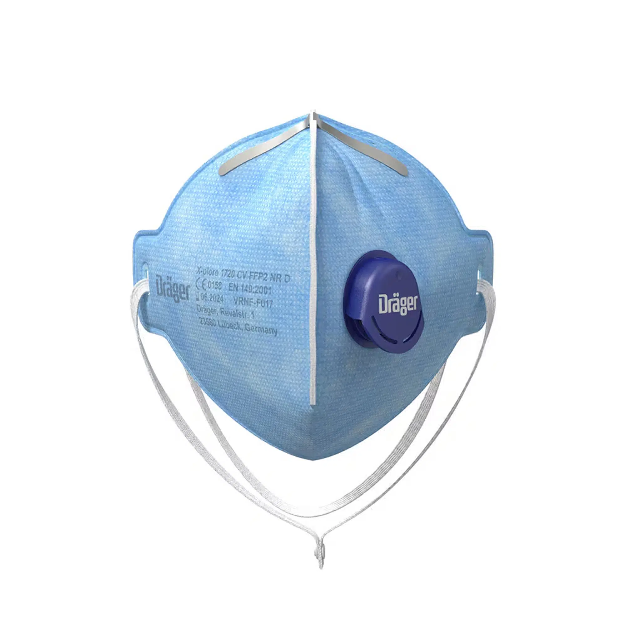 Drager X-plore® FFP2 Ventilli Kimyasal Koruyucu ve Antialerjen Çamaşır Suyu Temizlik Maskesi