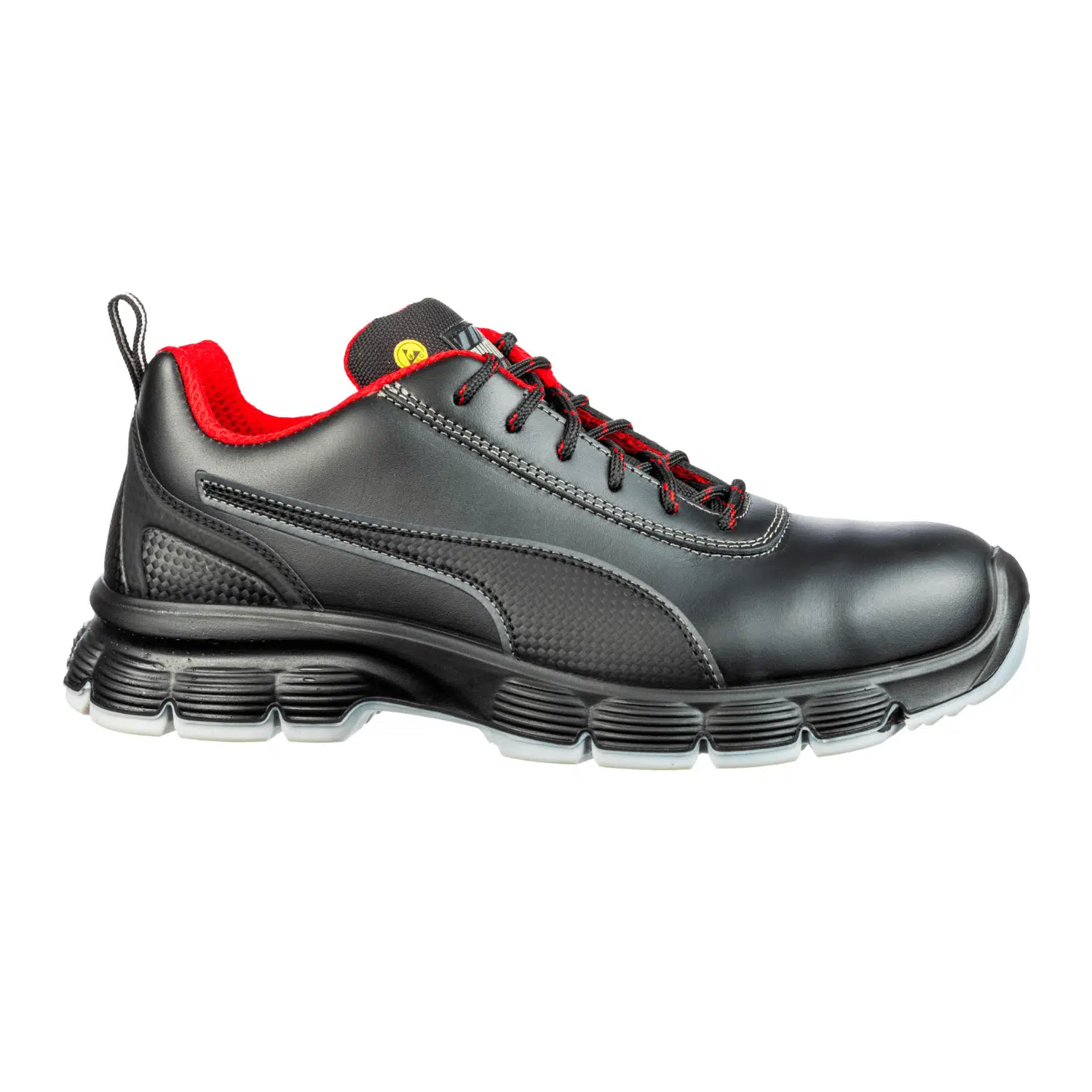 Puma Safety Condor Low Siyah Çelik Burunlu Nubuk Deri İş Ayakkabısı S3 SRC ESD 36 Numara