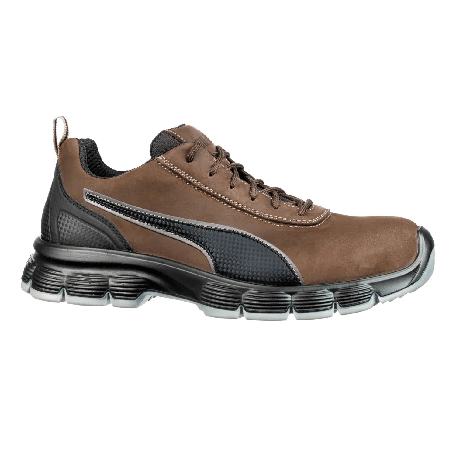 Puma Safety Condor Low Kahverengi Çelik Burunlu Nubuk Deri İş Ayakkabısı S3 SRC ESD 44 Numara