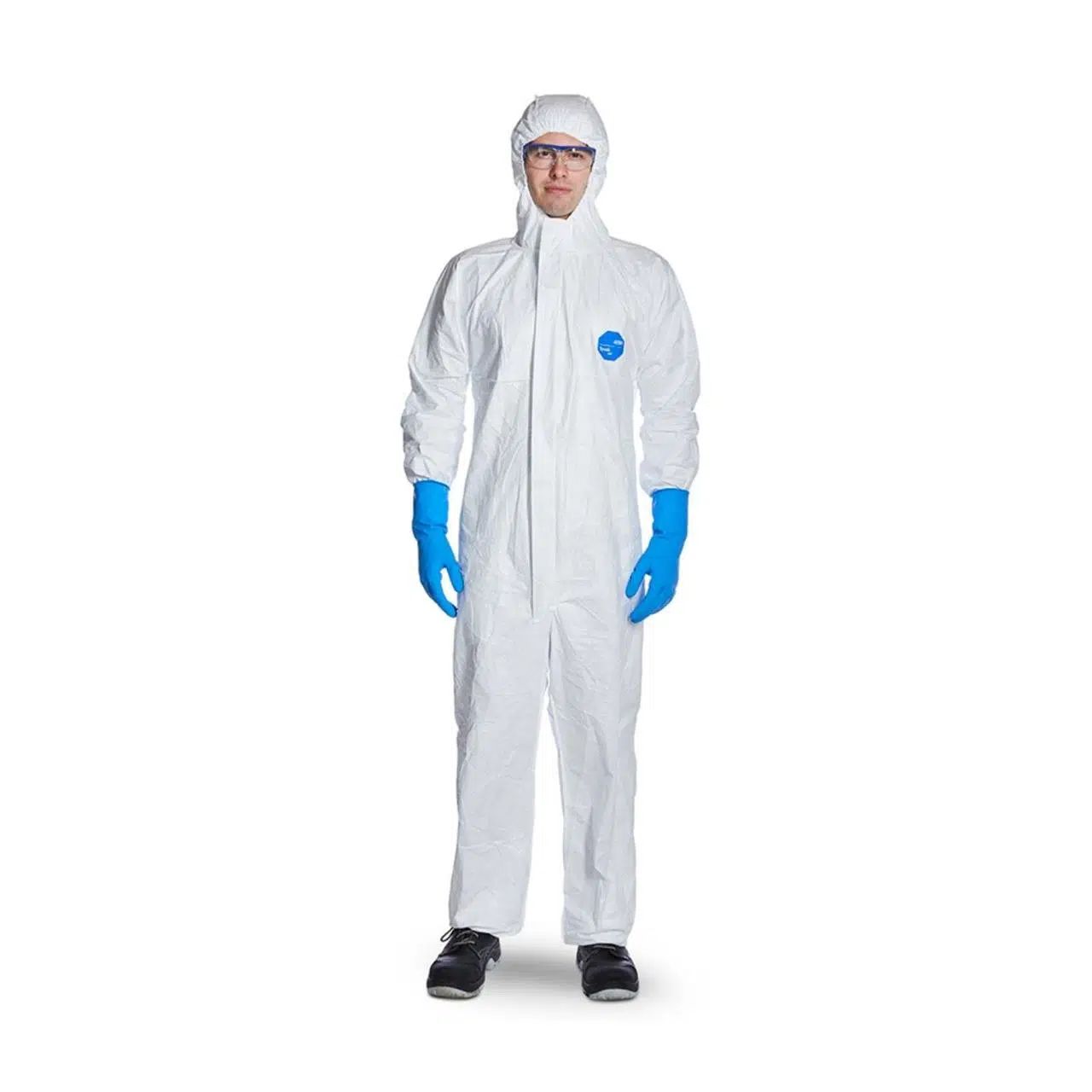 Dupont Tyvek® 500 Xpert Başlıklı Kimyasal Koruyucu Tek KullanımlıkTulum XL
